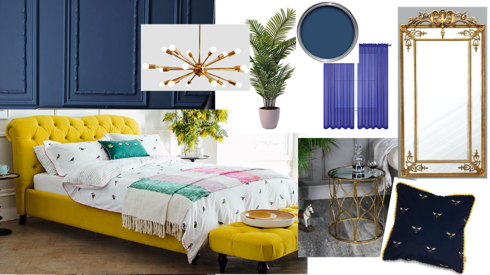 My initial idea was to create a cosy and decadent retreat
