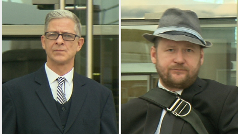 Brian Stacey (l) and Ronan Stephens (r) were released pending an appeal to a higher court