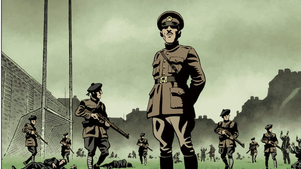 From Croke Park 21 Novembre 1920: Dimanche Sanglant à Dublin by Sylvain Gâche and Richard Guérineau. Copyright: 2020 Groupe Delcourt, Éditions Delcourt