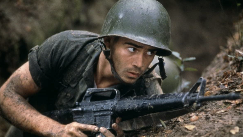 Colin Farrell in his breakthrough Hollywood role as Private Roland Bozz in Tigerland