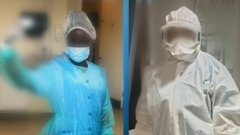 The two workers had to give up their jobs in nursing homes