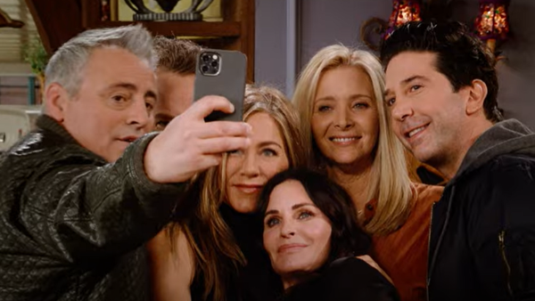 The stars will "discuss everything from their casting process to whether or not Ross and Rachel were really on a break" Screengrab: HBO Max