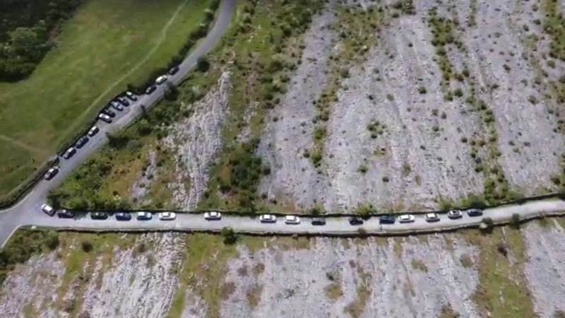 Some locals say that they are unable to go about their business due to cars being parked on the verges