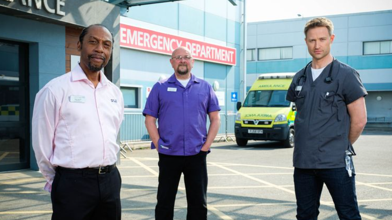 (L-R) - Tony Marshall, Charles Dale and Richard Winsor are back as Noel, Big Mac and Cal on 14 August