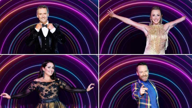 The four dancefloor hopefuls joined Late Late host Ryan Tubridy in-studio to talk about taking part in the competition on RTÉ One in January All photos: Barry McCall