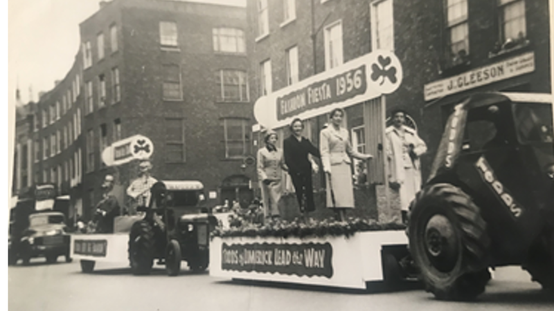 On parade in Limerick in 1956. Photo: Niamh Lenahan