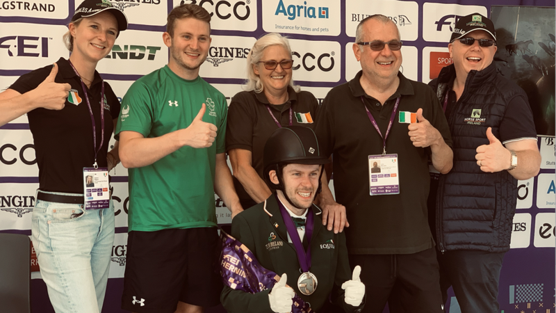 Michael Murphy and his supporters celebrate in Denmark