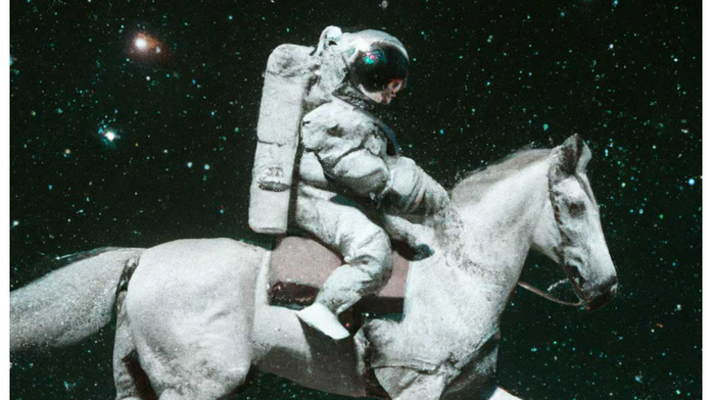 DALL-E 2, please show us an astronaut riding a horse in a photorealistic style. Image: OpenAI